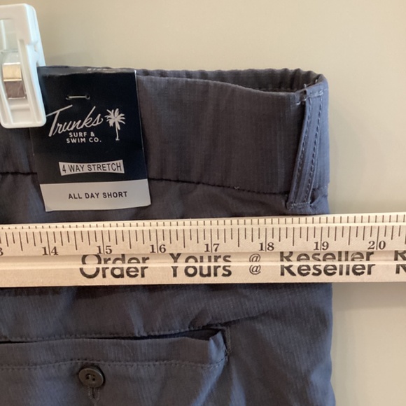 Trunks Surf & Swim Co All Day Tech Shorts ✅Mens ✅4 Way Stretch ✅ GREY Sz 38 - Picture 4 of 12